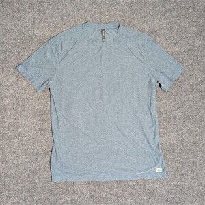 Vuori Strato Tech Tee Shirt Mens Size Medium Blue